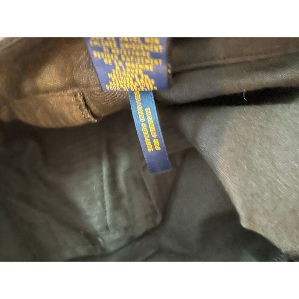 POLO Ralph Lauren Black Moto Riding Pants Women's Size 2 Skinny Stretch Zip - Picture 9 of 9